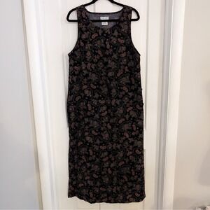 VTG 90s Chelsea‎ Studio Womens Corduroy Dress Jumper SIZE 10 Cottagecore Modest